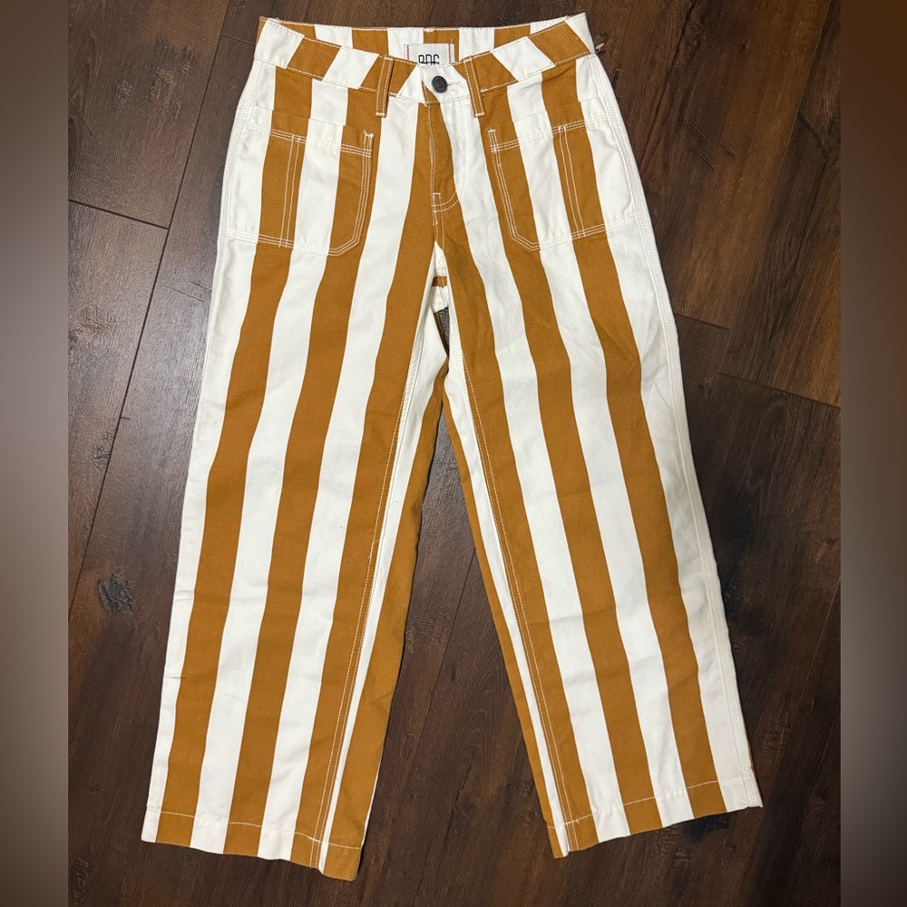 Urban Outfitters BDG Joey Striped Straight Leg Pant Sz 24